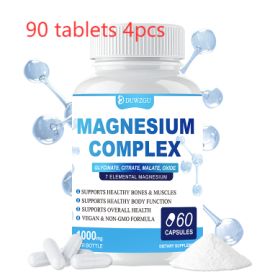 60 Magnesium Complex Capsules (Option: 90 tablets 4pcs)