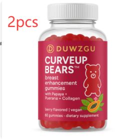 Breast Enhancement Soft Candy (Option: 60 Tablets Per Bottle-2PCS)
